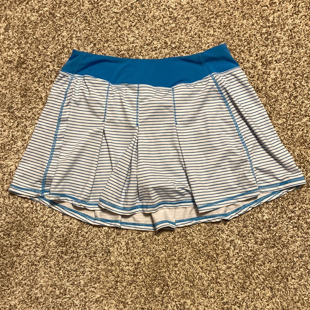 Striped Kyodan tennis skirt, size m